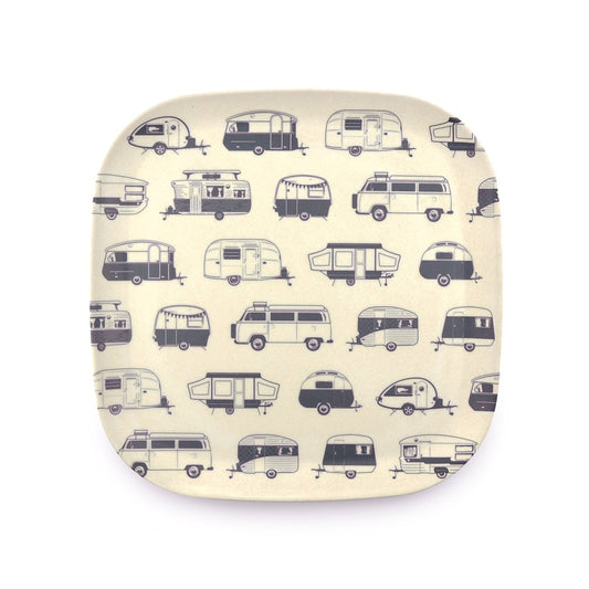 Bamboo Plate | 22cm | Destinations Collection | Grey Caravans