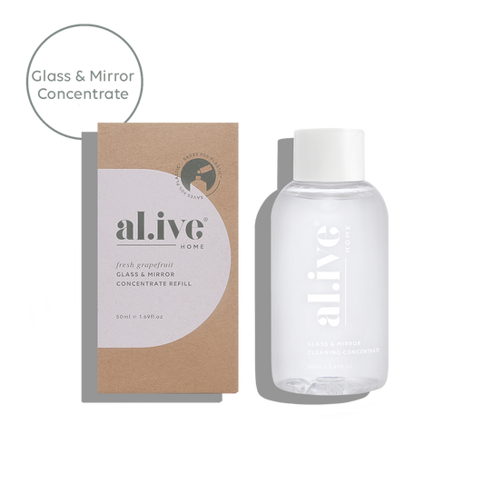 Al.ive Home Cleaning - Glass & Mirror (fresh grapefuit) Refill 50ml Concentrate
