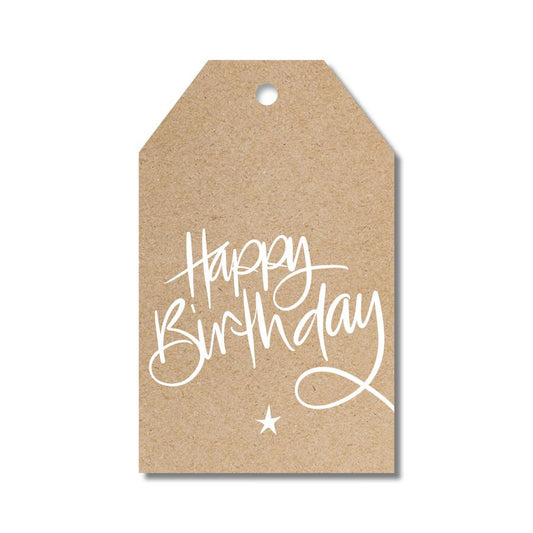 Gift Tag - Krafty 'Happy Birthday'