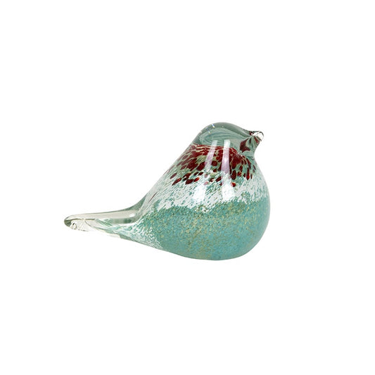 Hyde Glass Bird Green Clear Orange