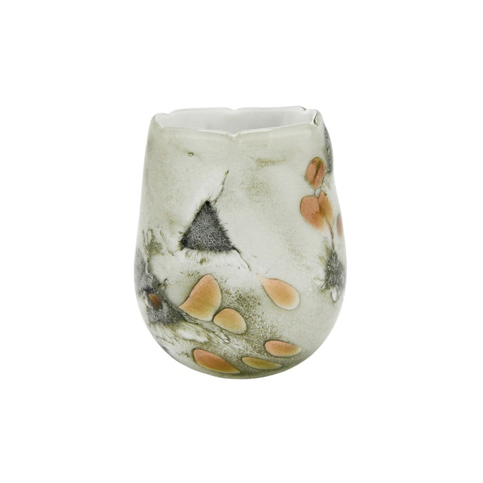 Taradale Glass Green/Brown Urn Vase