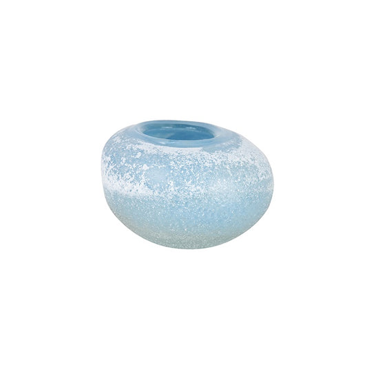 Duke Glass Sky/White Urchin Vase Small