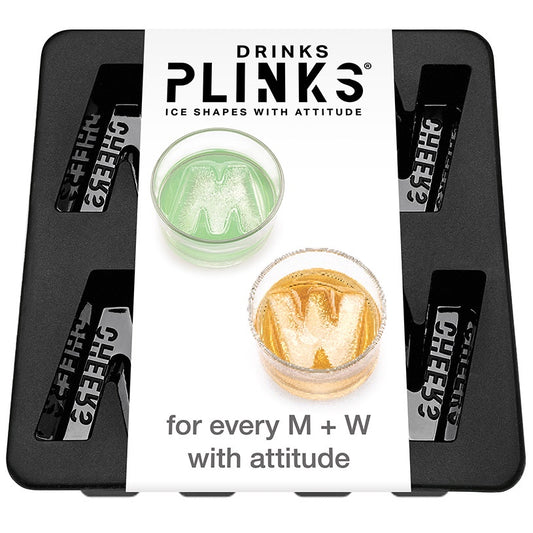 Letter W & M - Ice Shape Trays