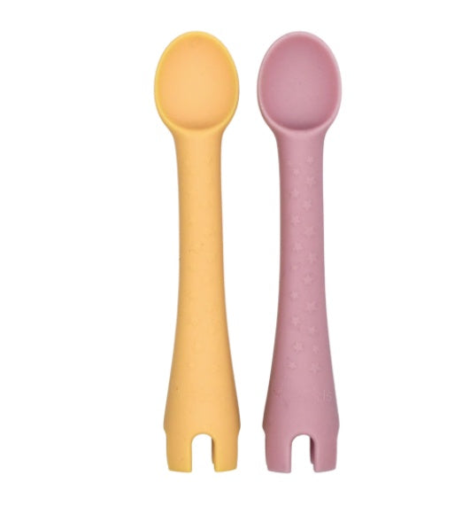 First Tensil - Silicone Baby Utensils 2pk