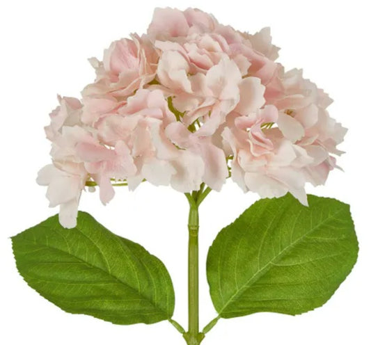 Hydrangea Stem Soft Touch 50cm Pink