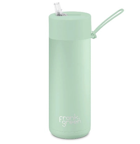 Frank Green - 595ml ceramic drink bottle with straw lid”