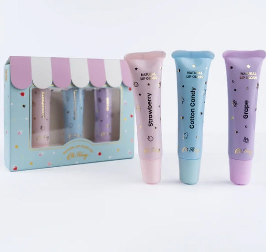 Oh Flossy Natural Lip Gloss Set