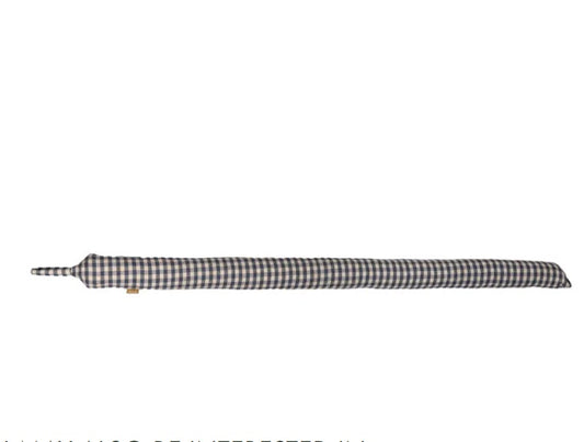 Gingham Draught Stopper - Blueberry