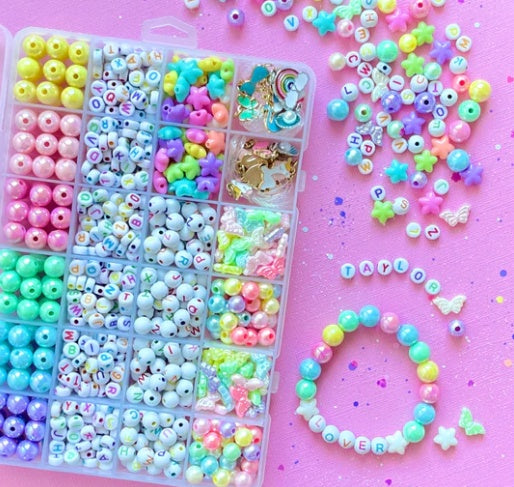 Friendship Bracelet Bead Kit (2 designs)