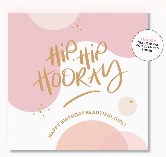 Card - HIP HIP HOORAY