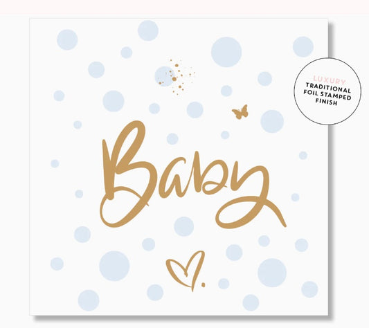 Card - Spotty Baby (Blue)