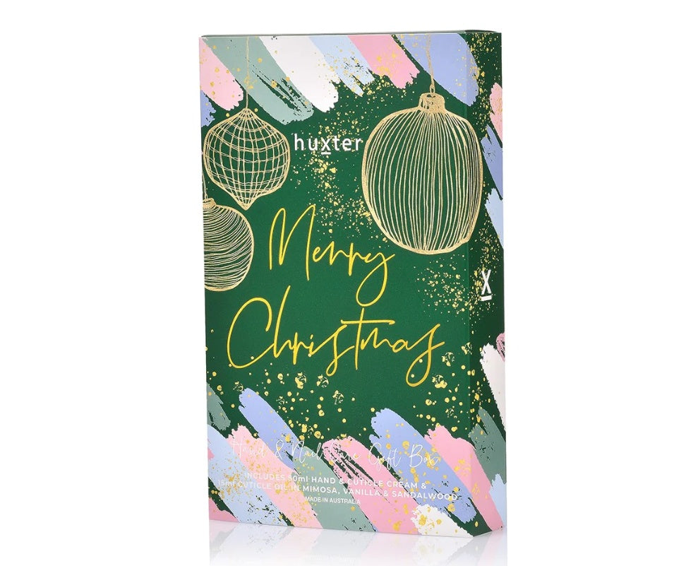 Hand & Nail Care Gift Box - Green Xmas Baubles