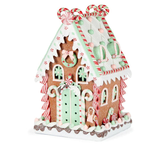 Gingerbread Mansion LED (Mint & Pink)