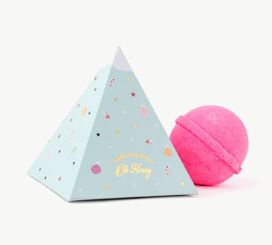 Oh Flossy Christmas Tree Bath Bomb