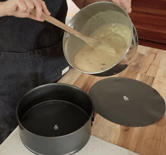 Round Un-Baking Paper - Silicone Baking Mats Set of 2”