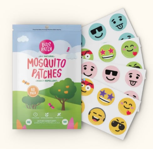 BuzzPatch - 60 stickers (no more mosquito's)