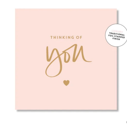 Card - Thinking of You Peachy