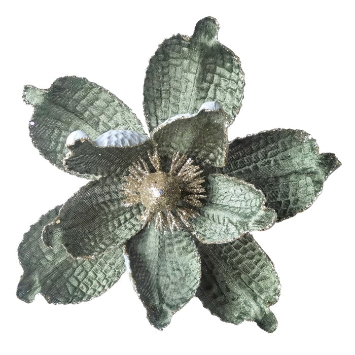 Fabric Clip on Magnolia (Matte Dark Olive)