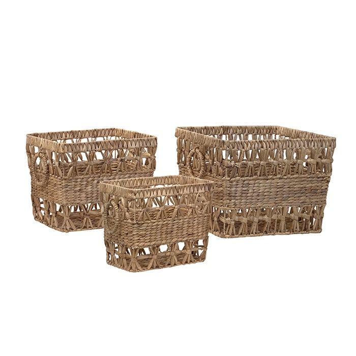 Selena Hyacinth Tapered  Baskets - 3 sizes