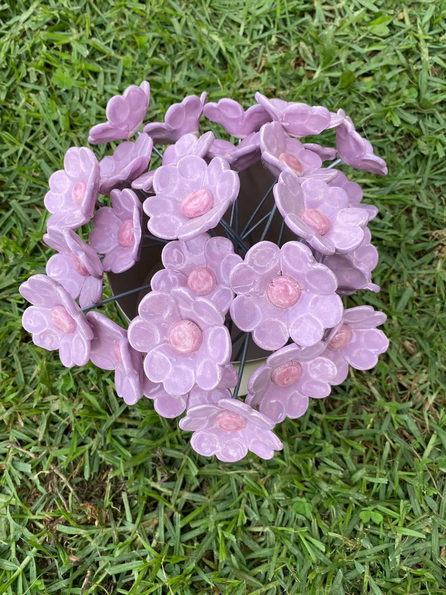 Ceramic Flowers - Mini (Lavendar)