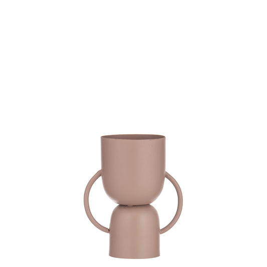Sedona Vessel Pot - Pale Pink (Metal)