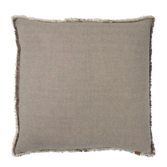 Chambray Waffle Cushion Charcoal (50x50)