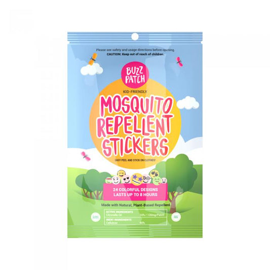 BuzzPatch - 24 stickers (no more mosquito's)